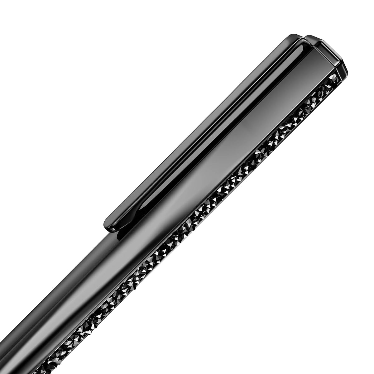 Swarovski Bolígrafo Crystal Shimmer, Negro, Lacado negro