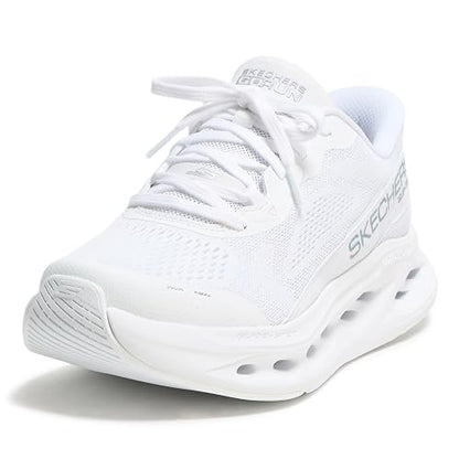 Skechers MAX Cushioning Glide-Step Caledonia Zapatillas para Mujer | Máxima amortiguación, slip-ins manos libres, plantilla Goga mate refrigerada por aire, entresuela Glide Step, goma Goodyear