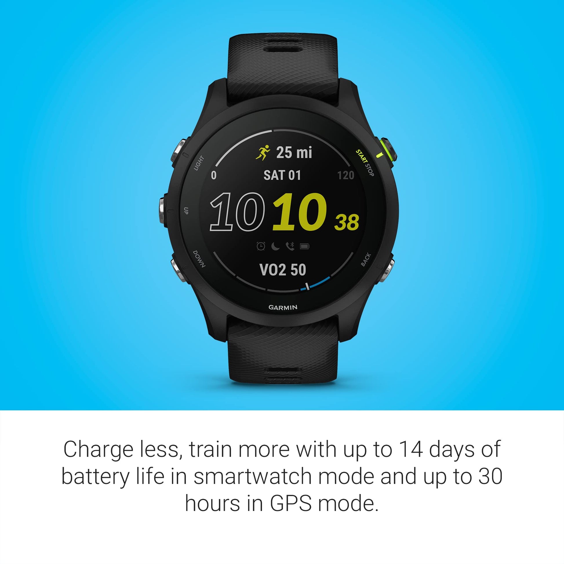 Garmin Forerunner 255 Music Negro, 45 mm