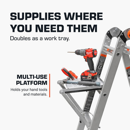 Little Giant Ladder Systems 10104 375-Pound Rated Work Platform Ladder Accessory