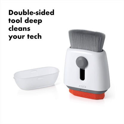 OXO Good Grips Sweep & Swipe Limpiador para Laptop, Blanco, Talla única