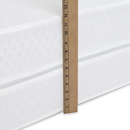 Fashion Bed Group Leggett & Platt Home - Textiles para el hogar Paquete de prevención de chinches de Cama Paquete Premium para colchones, Sólido, Blanco, Queen, 1