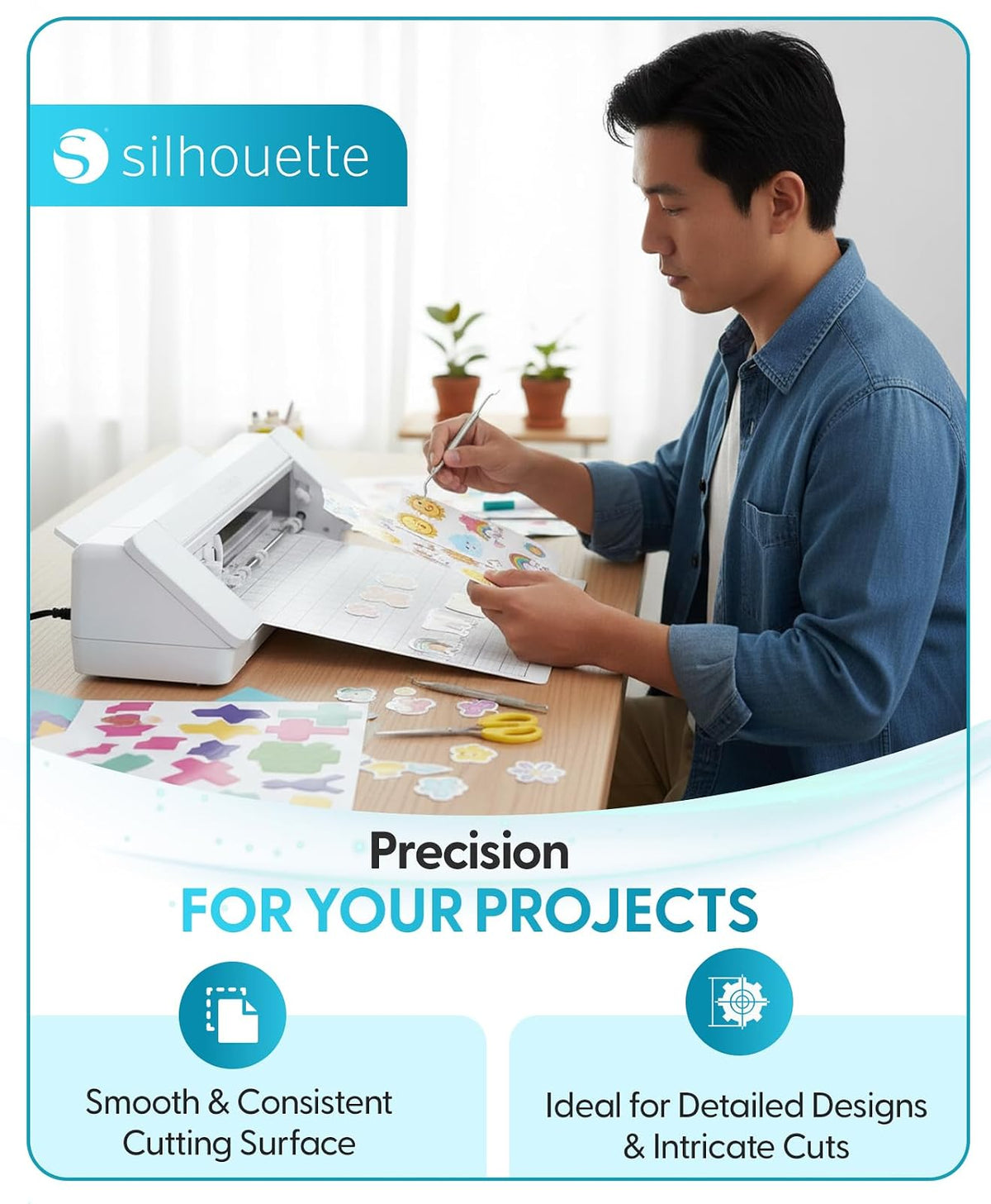 Silhouette - Tapete de corte de repuesto CUT-MAT-12-3T Cameo