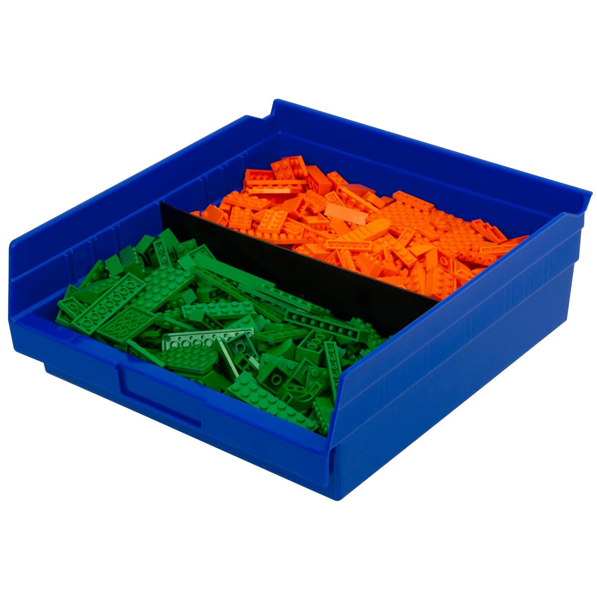 Akro-Mils Divisor de ancho para 30170, 30178 o 30174 Bins, Negro, Plástico, Pack de 24