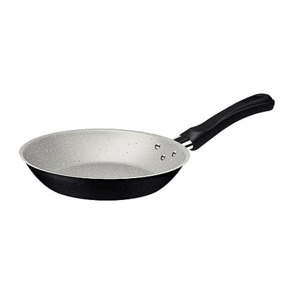 Tramontina Linz Juego Sartenes Aluminio Antiadherente | Negro, 3 piezas, Starflon Max, mangos baquelita antitérmica