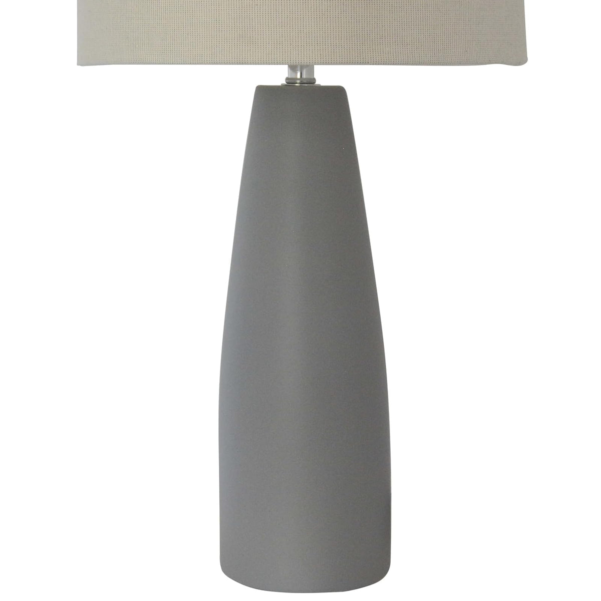 Luzerna CM-0024 Lámpara De Buro Obelisco, Color Gris Ceniza, 1 Unidad