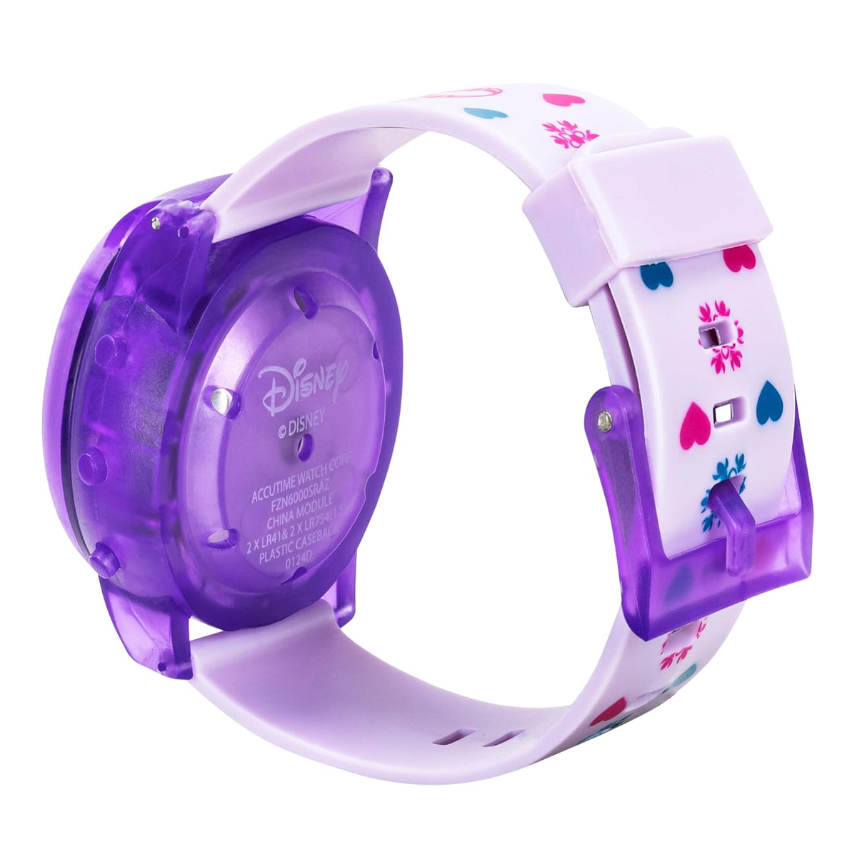 Accutime Disney Frozen - Reloj de pulsera de cuarzo digital LCD con correa, regalo económico y regalo de fiesta para niños, niñas, adultos de todas las edades