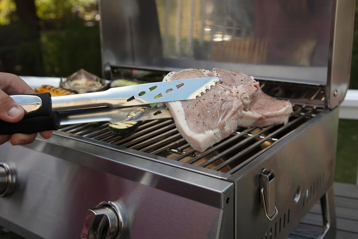 Cuisinart 3-Piece Asar a la Parrilla Juego de Herramientas de Tres Piezas con la Parrilla Guante, Negro