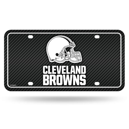Rico Industries NFL Football Pittsburgh Steelers - Etiqueta de Fibra de Carbono de Metal para automóvil, 8.5 x 11 Pulgadas, Ideal para Camiones/Automóviles/SUV