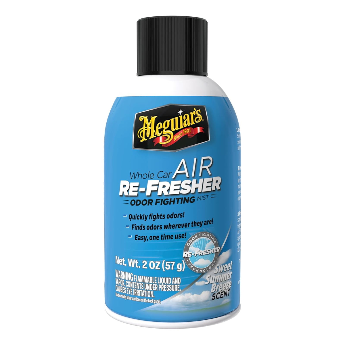 Meguiar's Air Re-Fresher Eliminador de Olores y Ambientador para Auto - Dulce brisa de verano - Eliminador De Olores