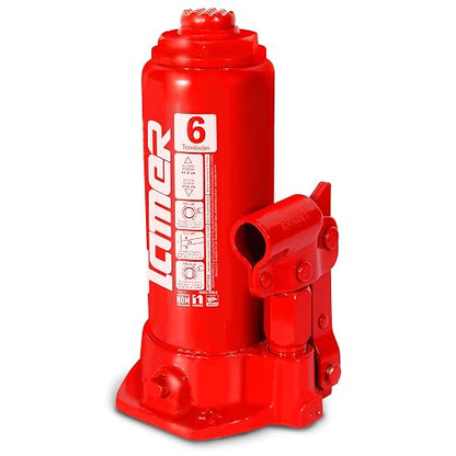 TAMER GTE-6 Gato Hidráulico de Botella con Tornillo de Extensión 6 Ton