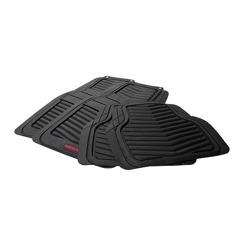 MIKEL´S Mikel's TA-4 Tapetes de Hule Color Negro Premium para Auto