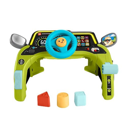 Fisher-Price Ríe y Aprende Juguete para Bebés Volante de Actividades Interactivas para bebés de 6 Meses en adelante