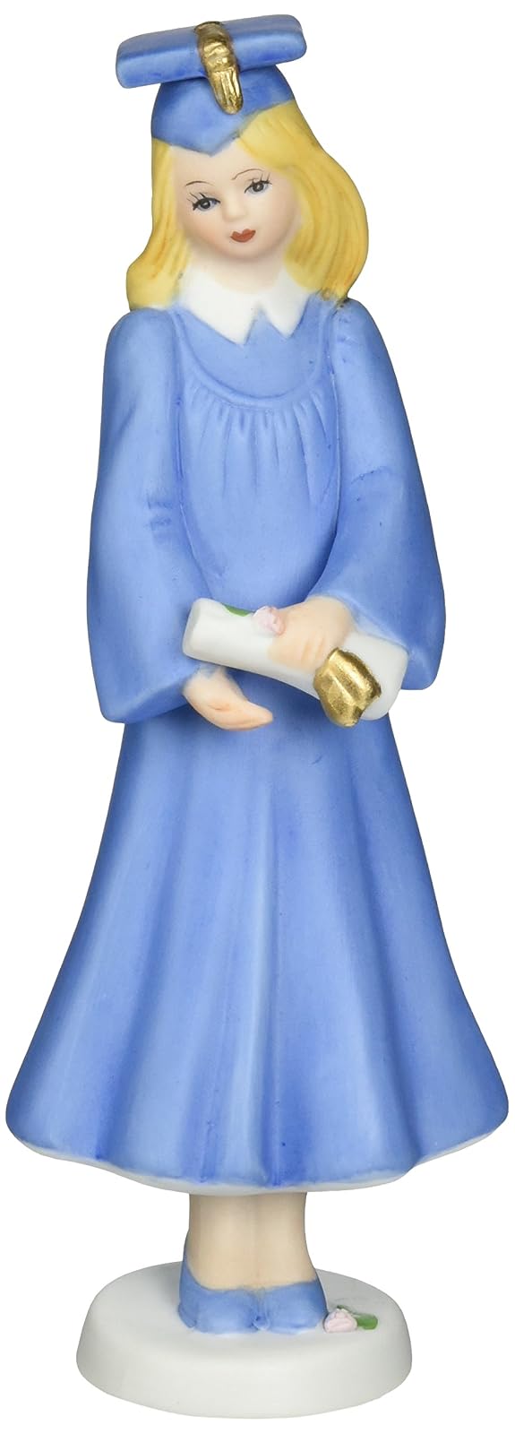 Enesco 515760 Growing Up Girls Blonde Graduate Figurine, 6.25-Inch