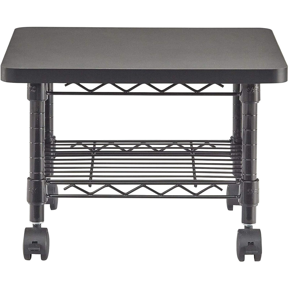 Safco 5206BL Under-Desk Printer/Fax Stand, Black