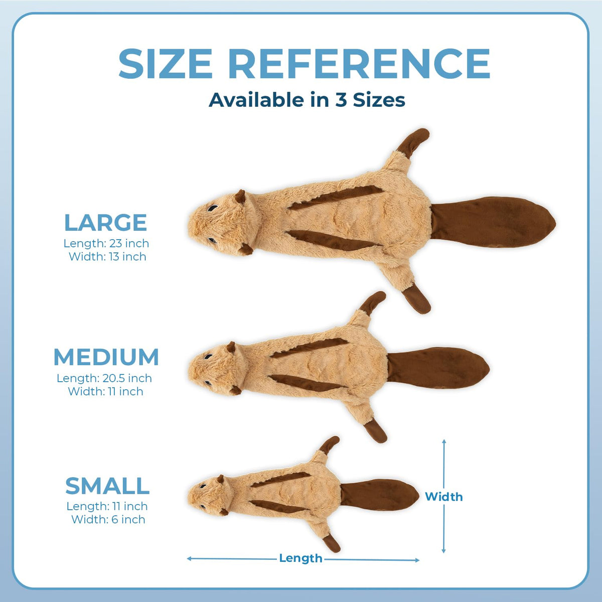 Best Pet Supplies - Juguete de Piel Divertida 2 en 1 para Perro, Ardilla, Grande