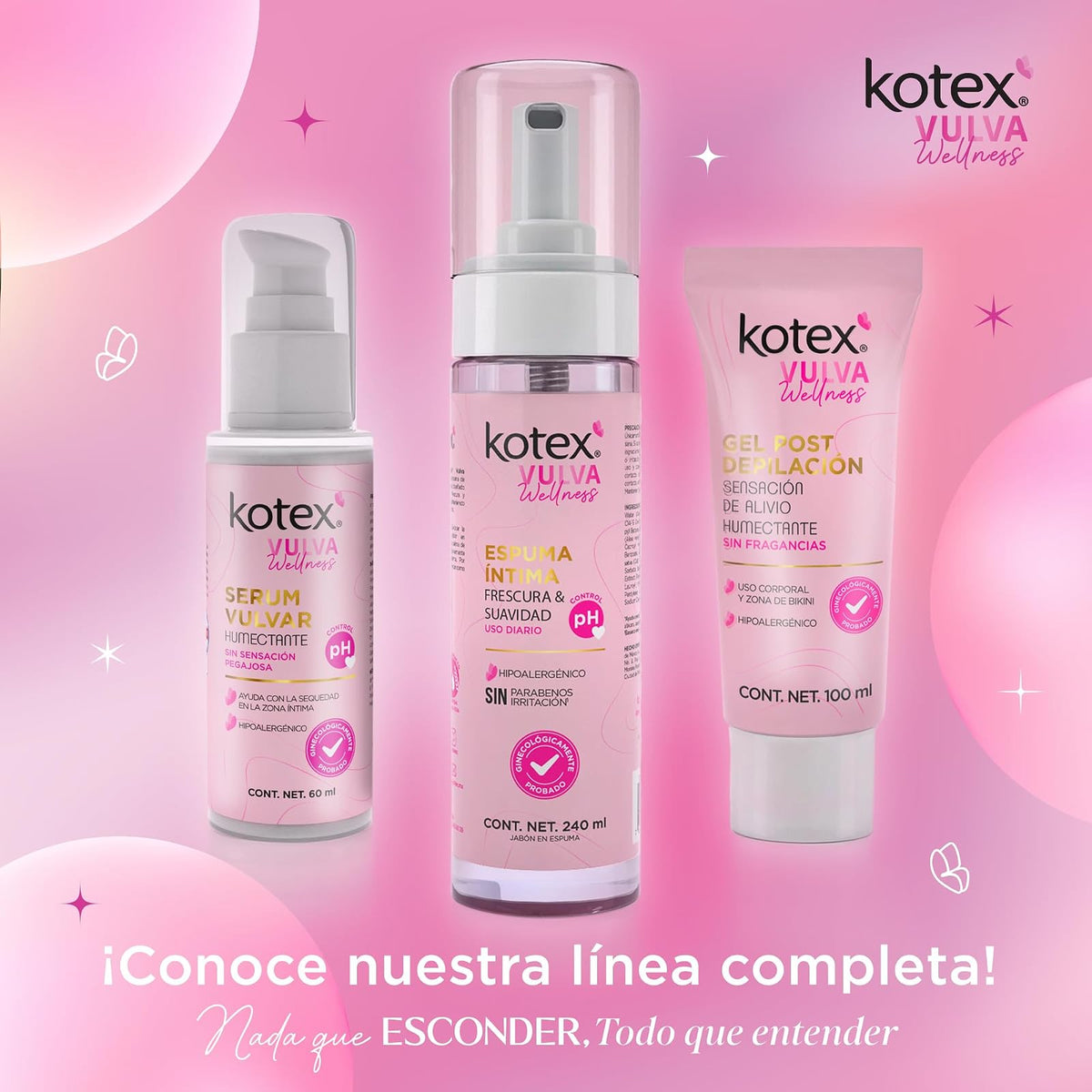 Serum Vulvar Kotex, Vulva Wellness 60 ml