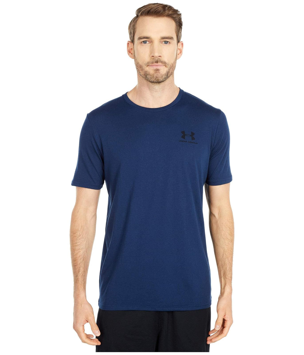 Under Armour Sportstyle Left Chest Camiseta de Entrenamiento para Hombre - Azul (Academy Blue - Black - 408) - XS