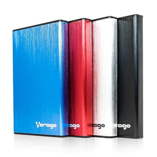 Vorago HDD-201 Gabinete Case para Disco Duro 2.5" de Aluminio, SATA, USB 3.0, Azul