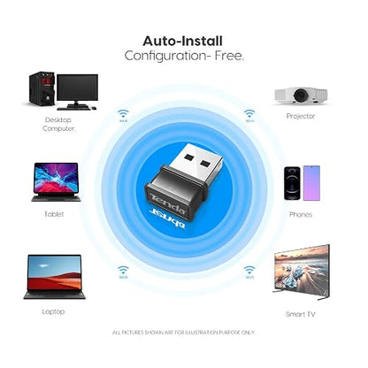 Tenda TARTND040 Tarjeta de Red W311Mi -Negro 150 Mbit/S