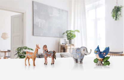 Enesco Jim Shore Heartwood Creek Pony Figura en Miniatura, 10 cm, Multicolor