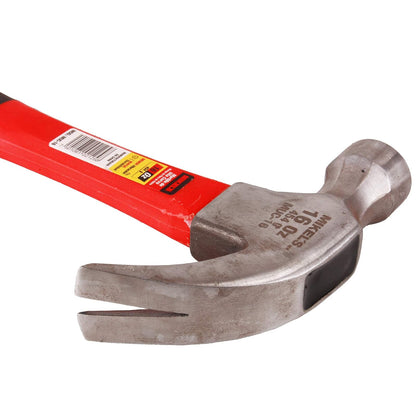 Mikel's MUC-16 Martillo de Uña Curva, Mango de Fibra de Vidrio, 16 oz