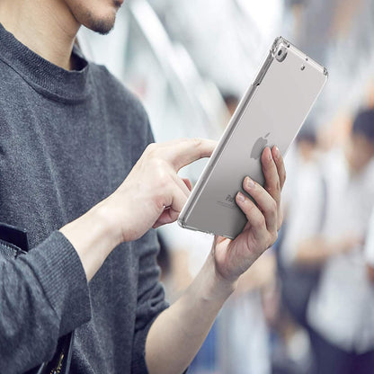 ORIbox - Funda para iPad 7th y iPad 8th y iPad 9th Gen [10.2 Pulgadas] Transparente, con protección de 4 Esquinas a Prueba de Golpes, Cubierta Trasera de TPU para iPad, Transparente