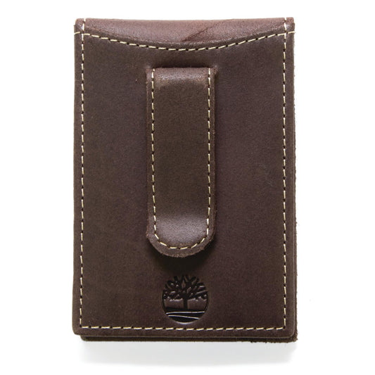 Timberland Men's Minimalist Front Pocket Slim Money Clip Wallet