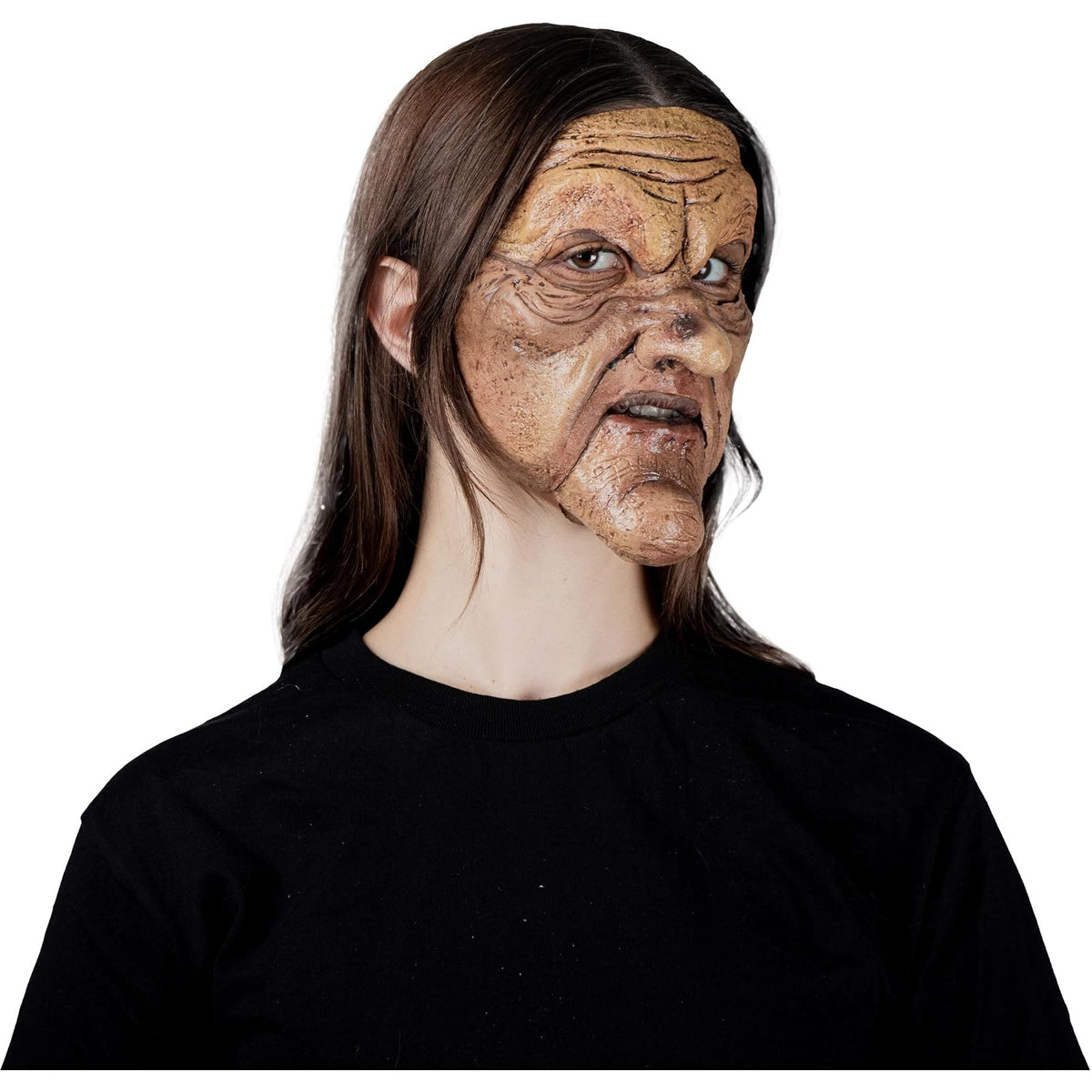 Ghoulish Productions Aplicaciones De Látex Flesh Witch 3 Piezas, Efectos para Cosplay Bruja FX para Disfraz, Protesis de 3 Piezas ideal para Disfraz y Fiestas Temáticas, Diseño Artesanal