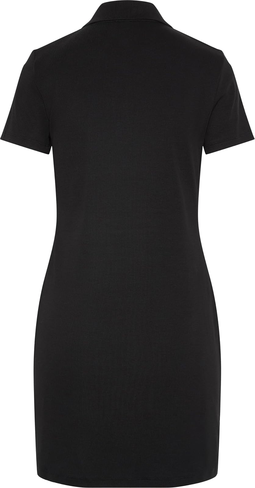 Calvin Klein SS MONOLOGO 2X2 Baby Rib Polo Dress Vestido Mujer