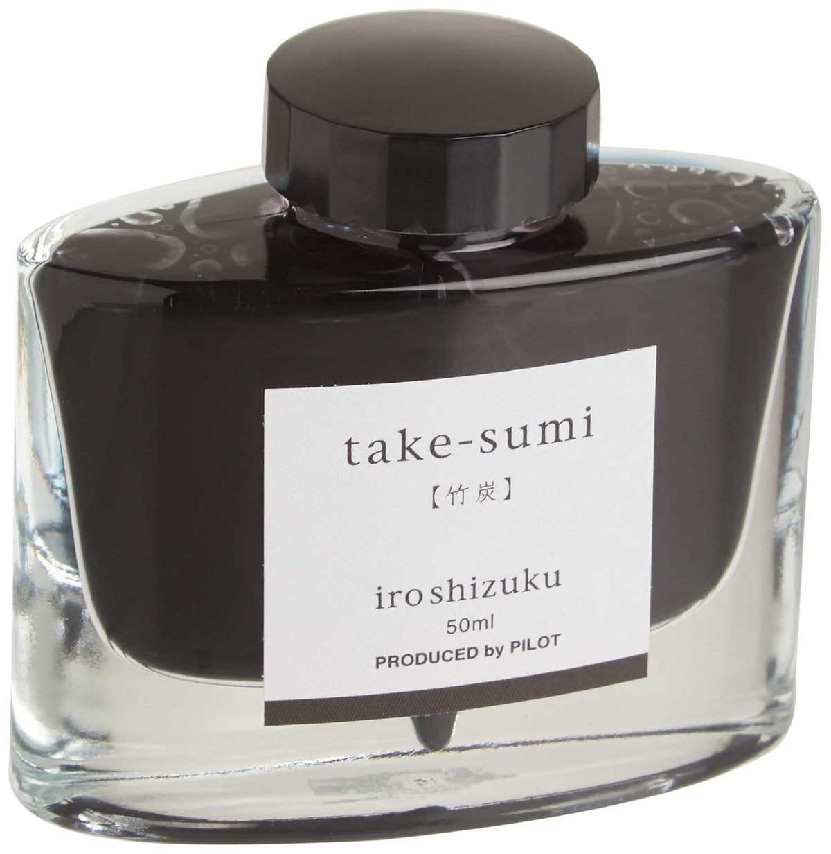 Pilot Namiki Iroshizuku - Pluma Estilográfica (Tinta Embotellada, Chiku-Rin), Negro, 8.6 Cm