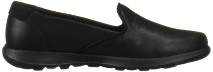 Skechers Go Walk Lite - Queenly Mocasín para Mujer | Paseo casual, amortiguación 5GEN, tapete Goga refrigerado por aire, lavable a máquina, vegano