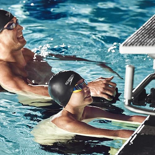 Speedo Unisex-Youth Swim Cap Silicone Junior