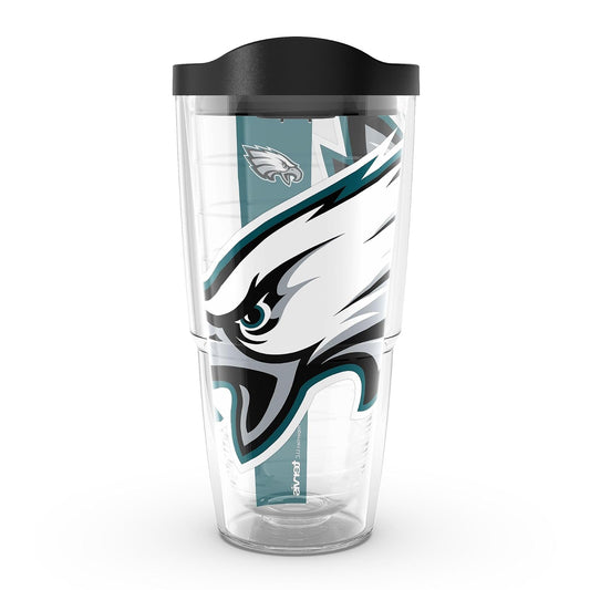 Tervis NFL Philadelphia Eagles Colossal - Vaso aislado de doble pared fabricado en Estados Unidos, taza de viaje que mantiene las bebidas frías y calientes, 24 onzas, clásico