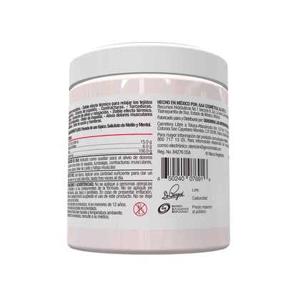 Bálsamo Bengue Plus. Para dolores de espalda y musculares. Doble Efecto Térmico. Bote con 180g.