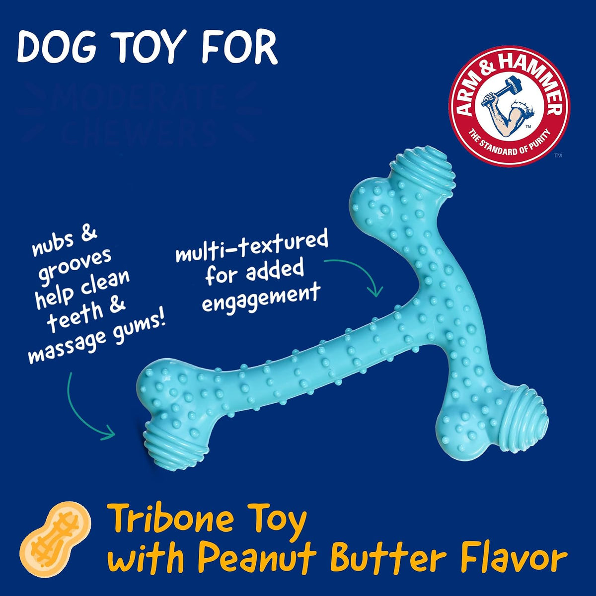Arm & Hammer, Juguete para Perro de Mantequilla de Mani