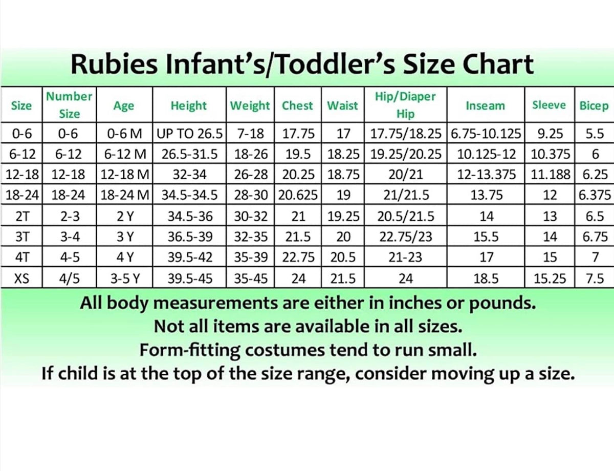 Rubies Baby/Toddler World of Eric Carle Very Hungry Caterpillar Costume