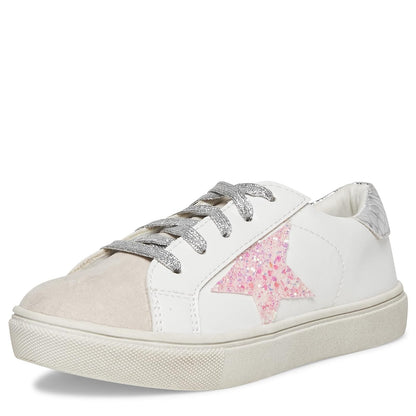 Steve Madden JREZUME Zapatillas Deportivas para niña, Color Blanco