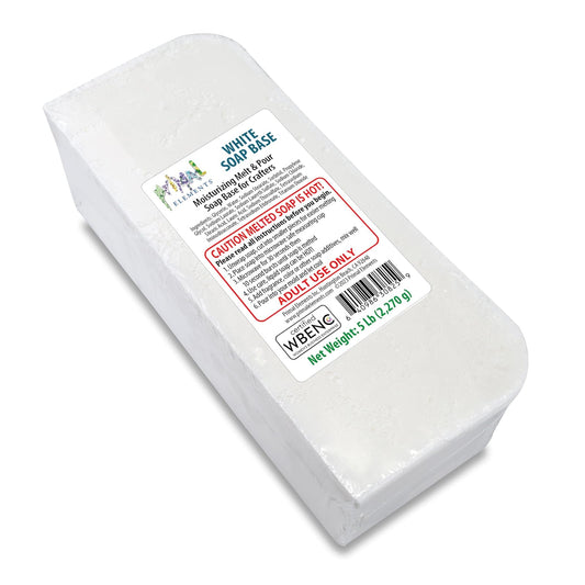 Primal Elements Base de Jabón Blanca Humectante Derretible para Artesanos - 5 Libras
