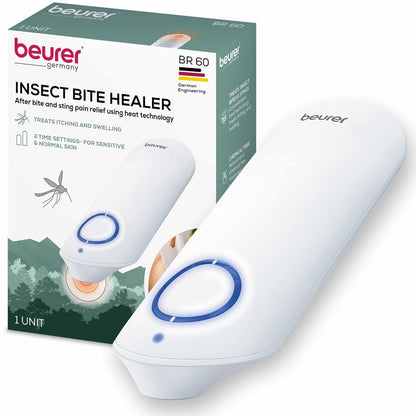 Beurer Sanador de picaduras de insectos y picaduras de avispa de abeja natural, alivio de picaduras de insectos, sin químicos, color blanco, 1 unidad