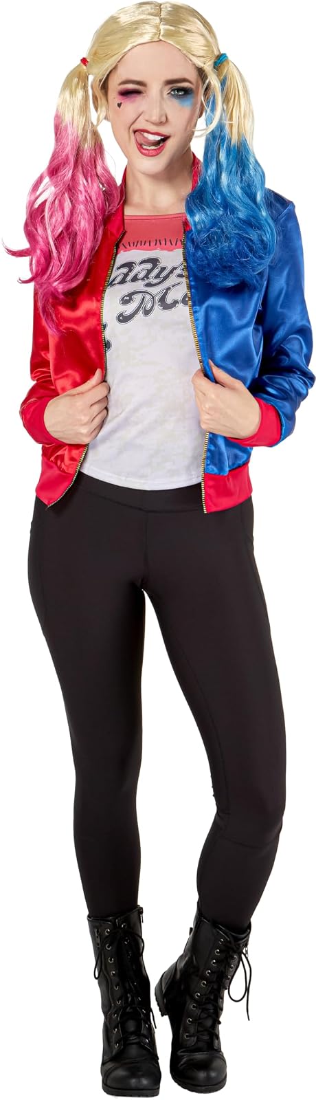 Rubie's - Kit de disfraz de Harley Quinn de Suicide Squad para mujer, multicolor, pequeño