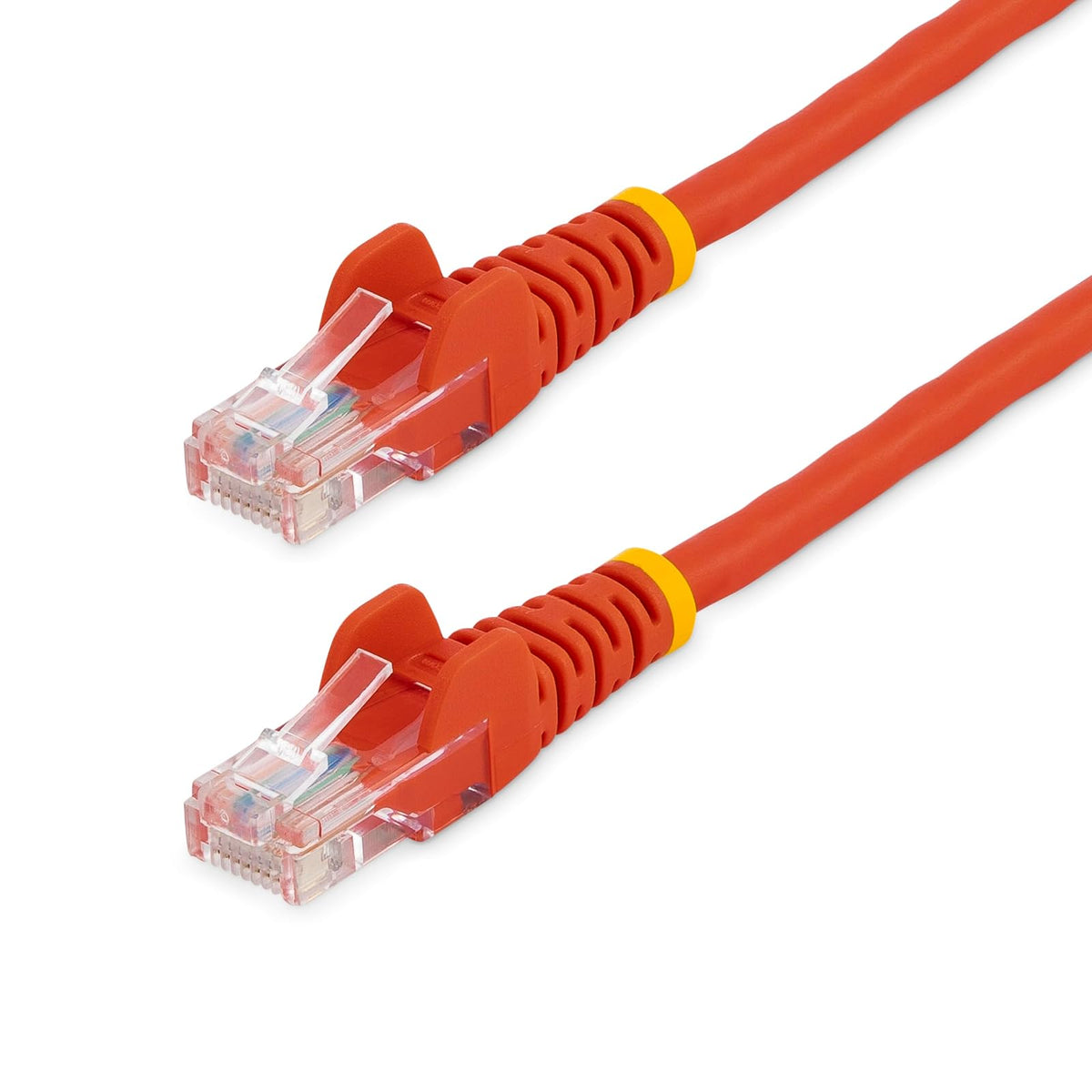 StarTech.com Cable de conexión moldeado RJ45 UTP Cat 5e, 50 feet, Color Rojo (45PATCH50RD)