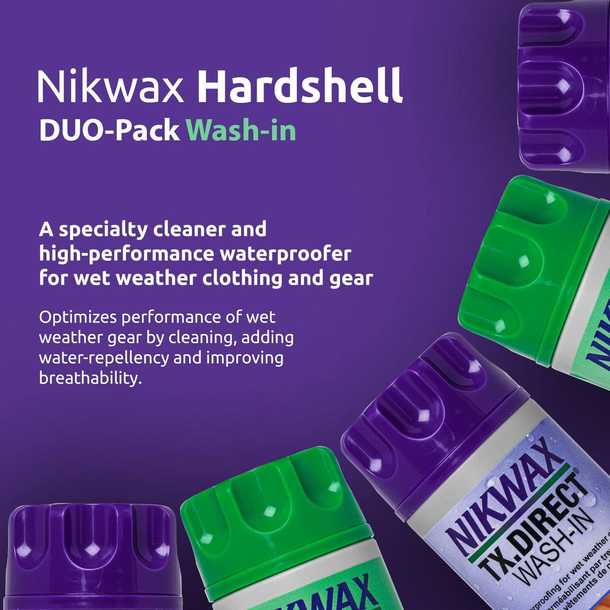 Nikwax Dúo-Pack de Limpieza e impermeabilización Hardshell