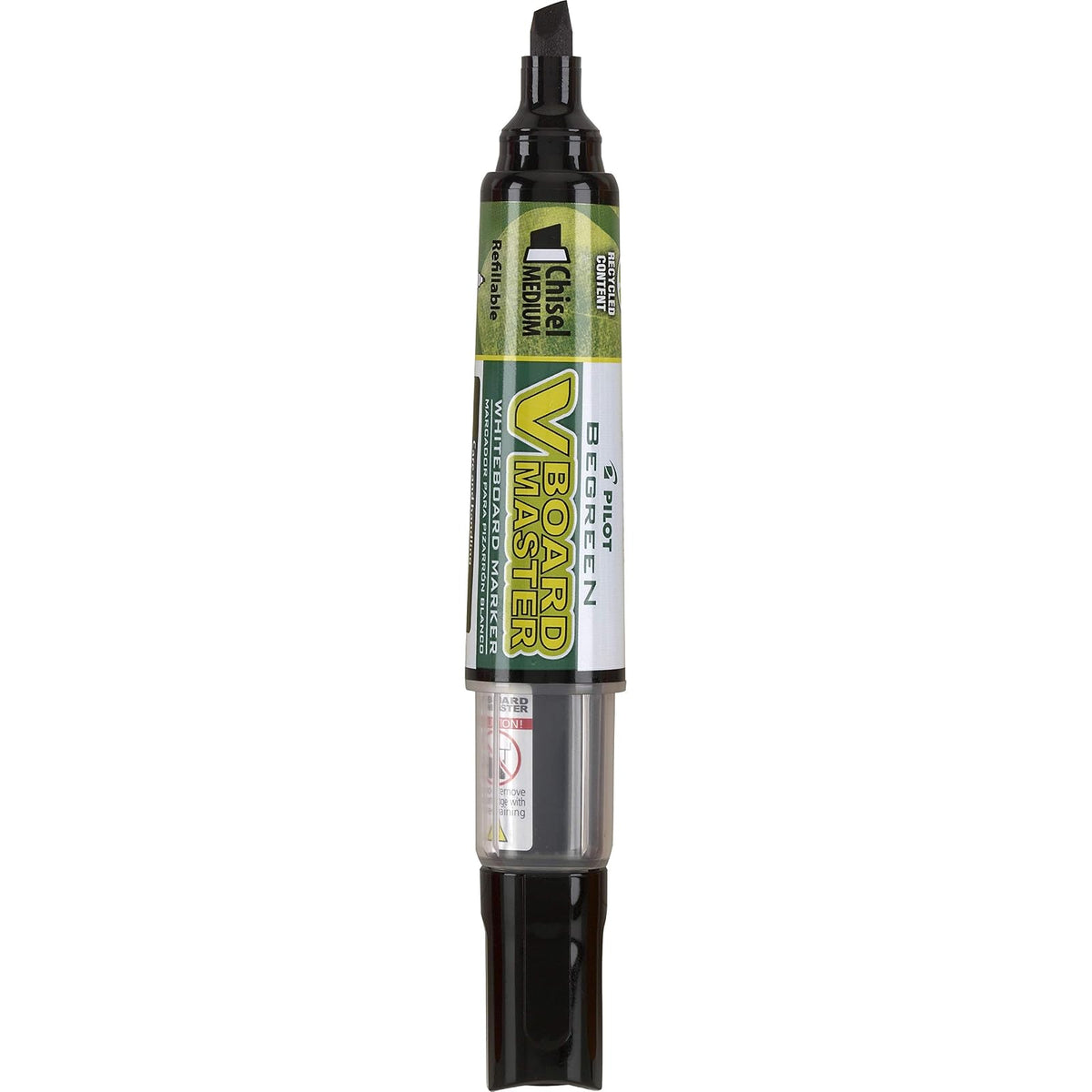 Pilot Vboard Master 43820, Marcadores para pizarrón blanco, estuche con 5 piezas de punta cincelada, colores negro, azul, rojo, verde y naranja