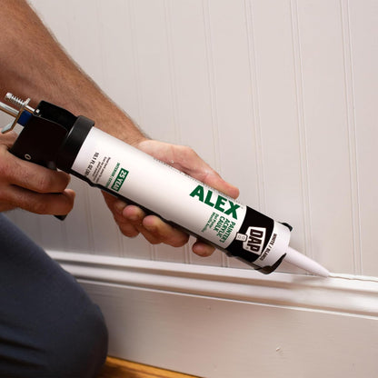 DAP Alex Painter's Calafaté de látex acrílico, blanco, 10 onzas, paquete de 30 (7079818670)