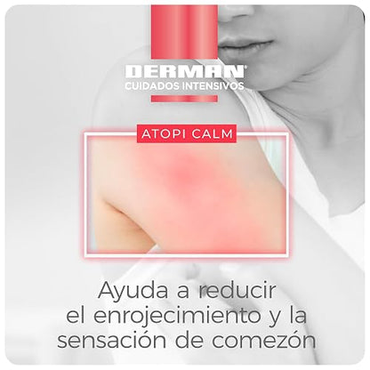 Derman Atopi Calm Emulsión Corporal │ Urea-D 5% + Avena Coloidal │ 400 mL | Textura ligera de rápida absorción que calma la irritación y fortalece la barrera cutánea