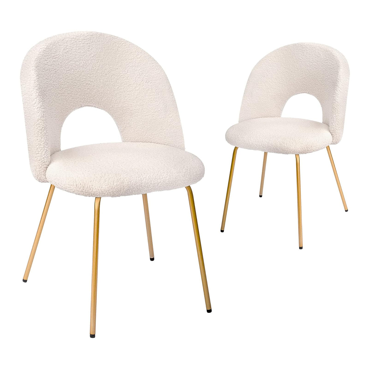 CangLong - Juego de 2 sillas de Comedor, Color Blanco
