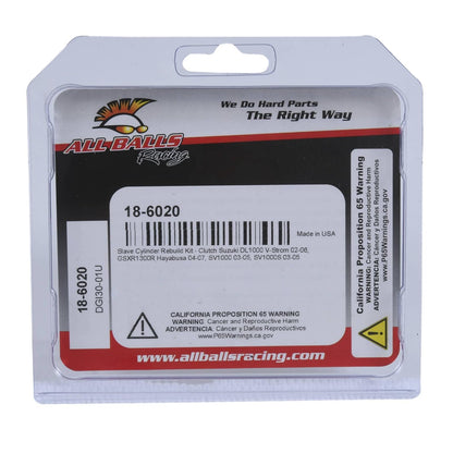 All Balls Racing 18-6020 Kit de Cilindro Esclavo de Embrague para Suzuki DL1000 V-Strom, GSXR1300R Hayabusa, SV1000