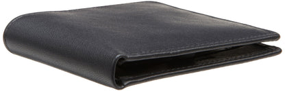 Perry Ellis portafolios Gramercy para hombre, 100% piel, con cierre flexible, color negro, talla única, Negro -, Talla única