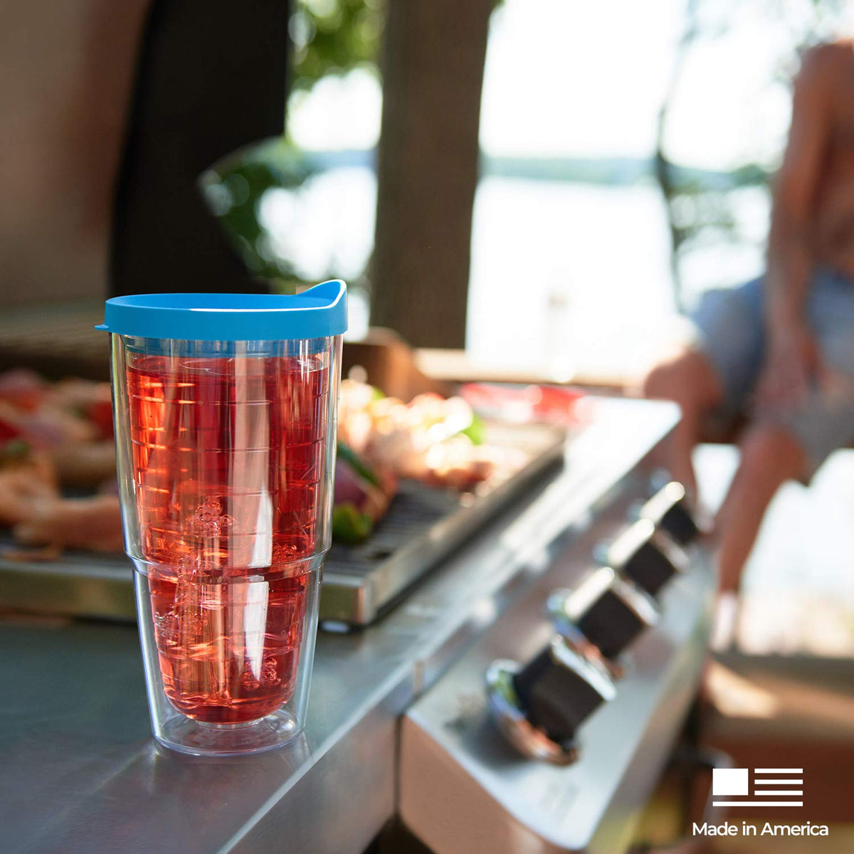 Tervis Vaso en caja individual, 24 oz, transparente, Denver Univ, Transparente, 24 oz, 1